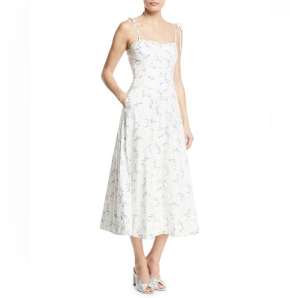 Rebecca Taylor Francine Cotton Midi Dress - Picture 3 of 5